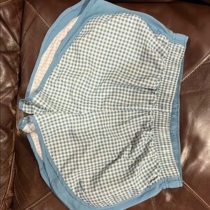 Nike Blue and White Athletic Shorts Lightweight Design